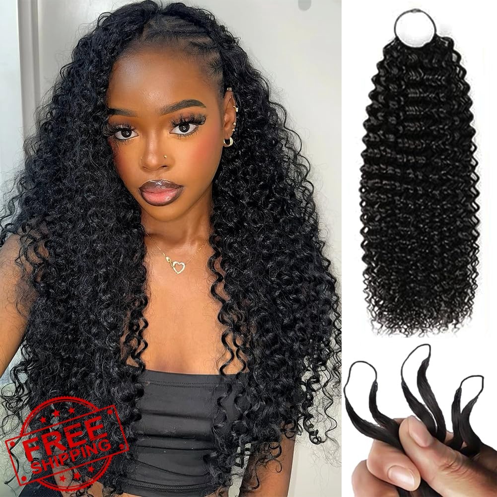 Ltredky Miracle Knots Crochet Hair Natural Black 20 Inch