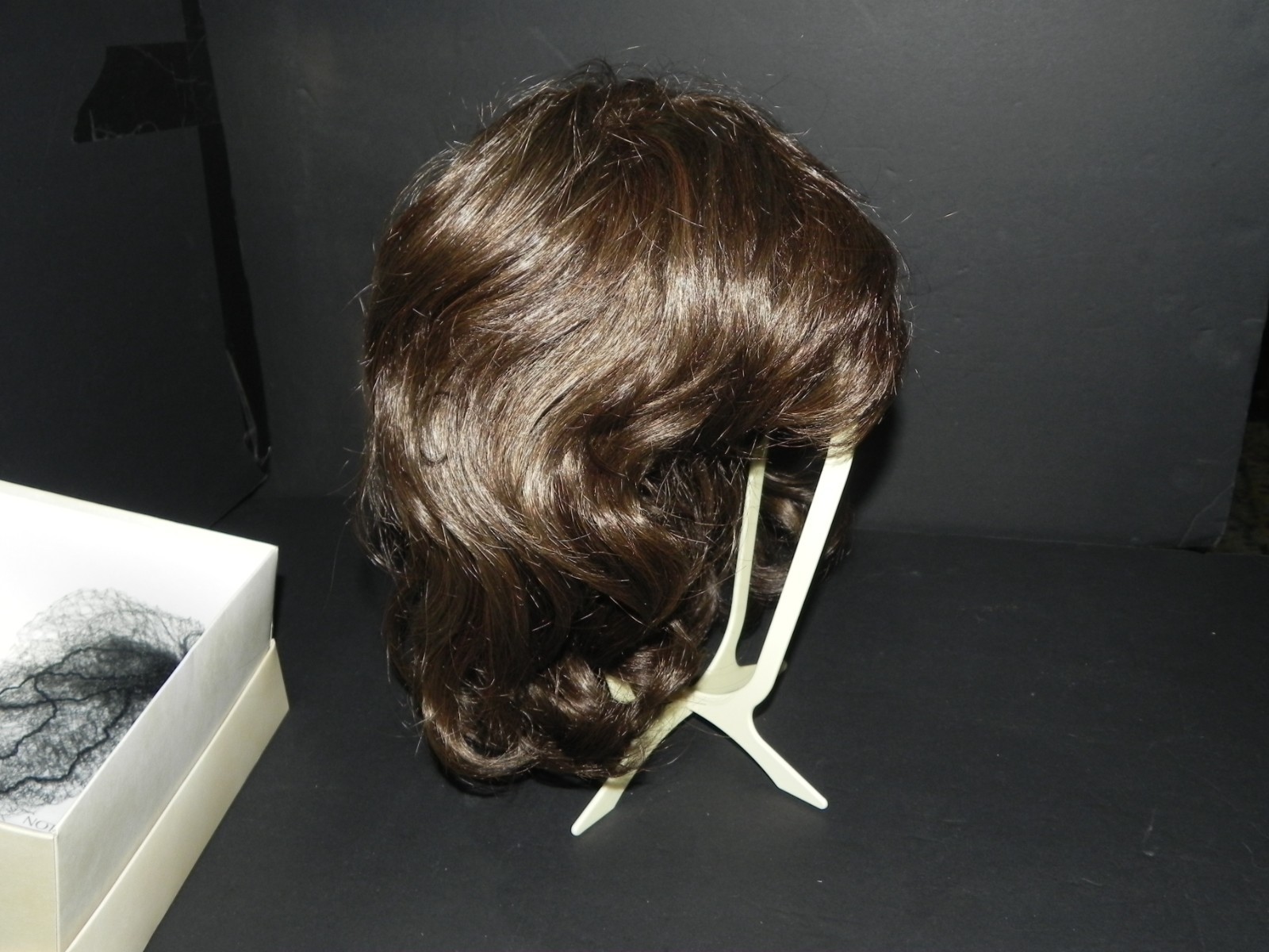Revlon Caramelized Brown Short Front Medium back Length Wavey Wig – Rooted