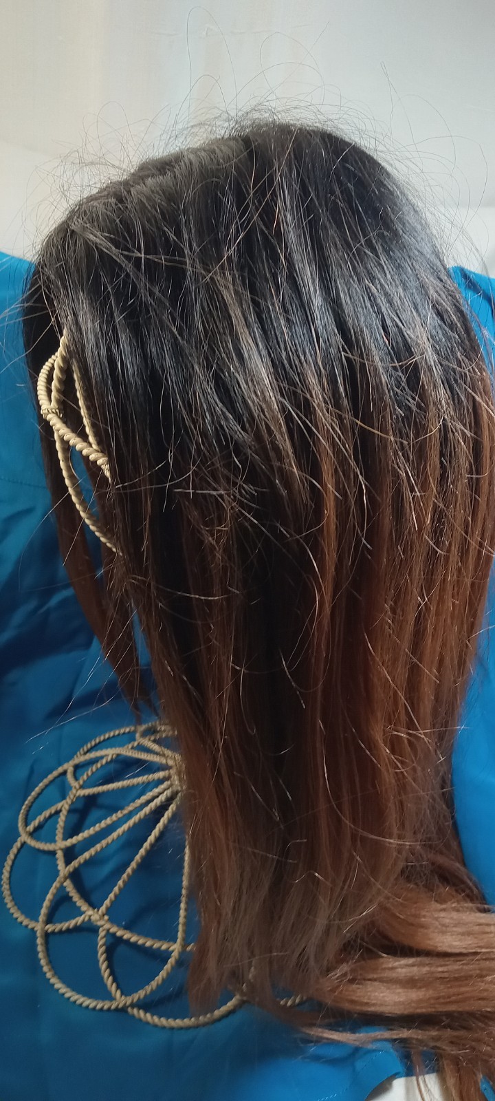 Sensationnel Empress Yaki 24 Custom Lace Front Edge Wig~TIB/30~Hand Tied Part EC