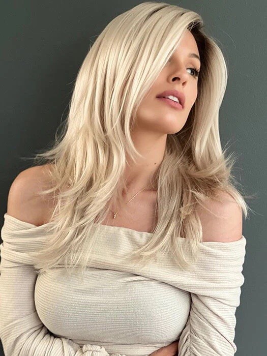 NEW IN BOX BOBBI Wig by ENVY NEW PLATINUM SHADOW Lace Front Mono GORGEOUS