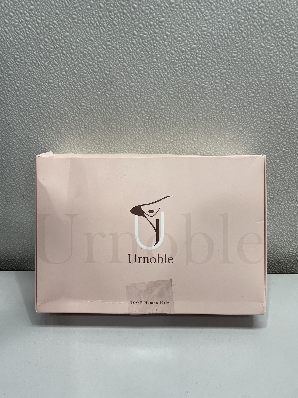 Urnoble Body Wave Natural Black Human Hair Glueless Headband Wig 28in