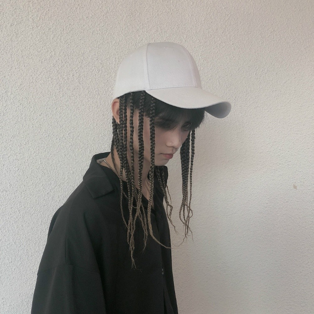 Adjustable FOR BRAIDED Dreadlock Hat – Black White Options for Women and Men
