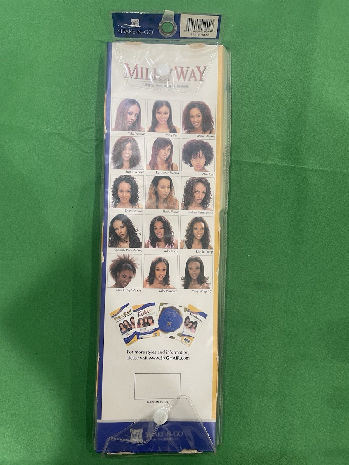 Milky Way 100% Human Hair Spanish Perm Wave Extensions 12″ Weaving P1B/33