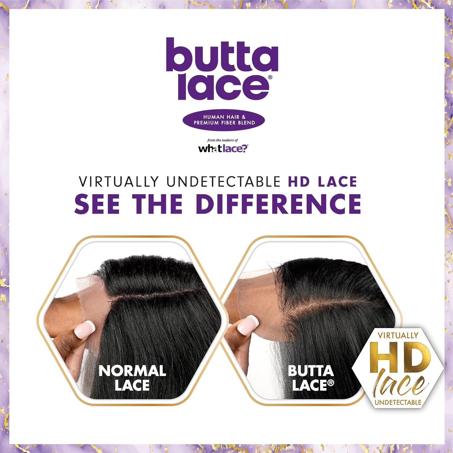 Sensationnel Butta Lace Bohemian 28in Wig Human Hair Blend 5in Part Glueless