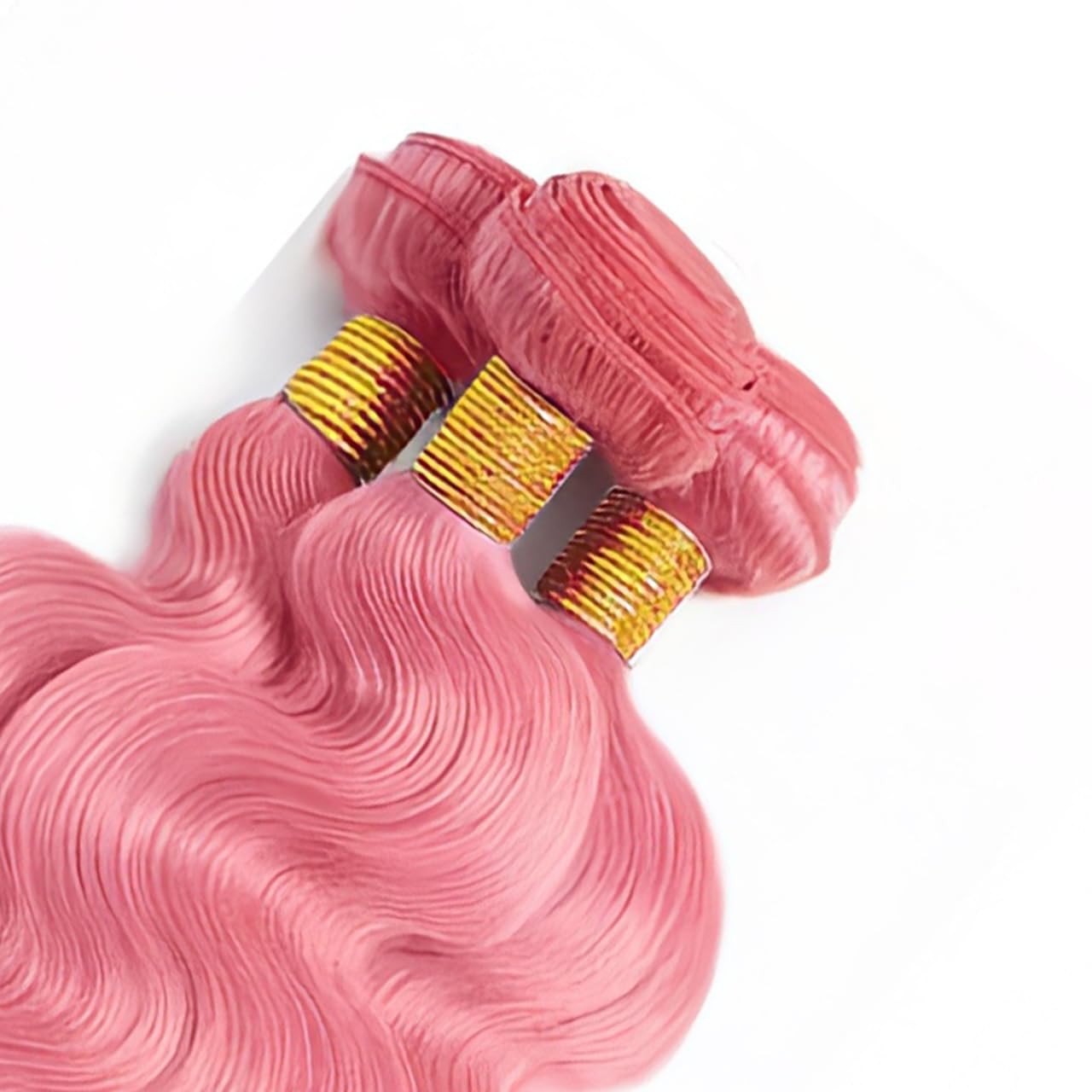 Fuivjuix Pink Bundles Body Wave Bundles Human Hair 28 30 32 Inch Brazilian