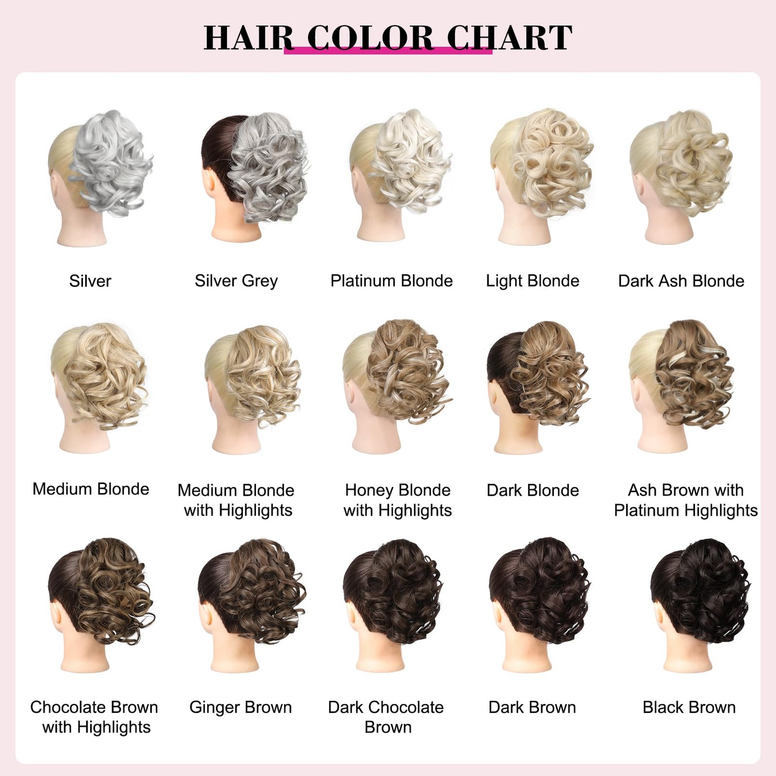 Ponytail Extension 9″ Short Curly Wavy Claw Clip – Lightweight 80g for Fine Hair