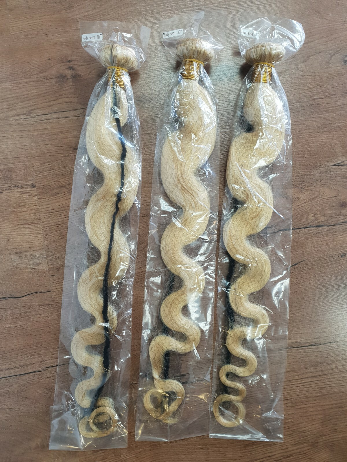 12A 100% PURE BLONDE 613# BRAZILIAN HUMAN HAIR BODY WAVE 30+30+30 300g 3BUNDLES