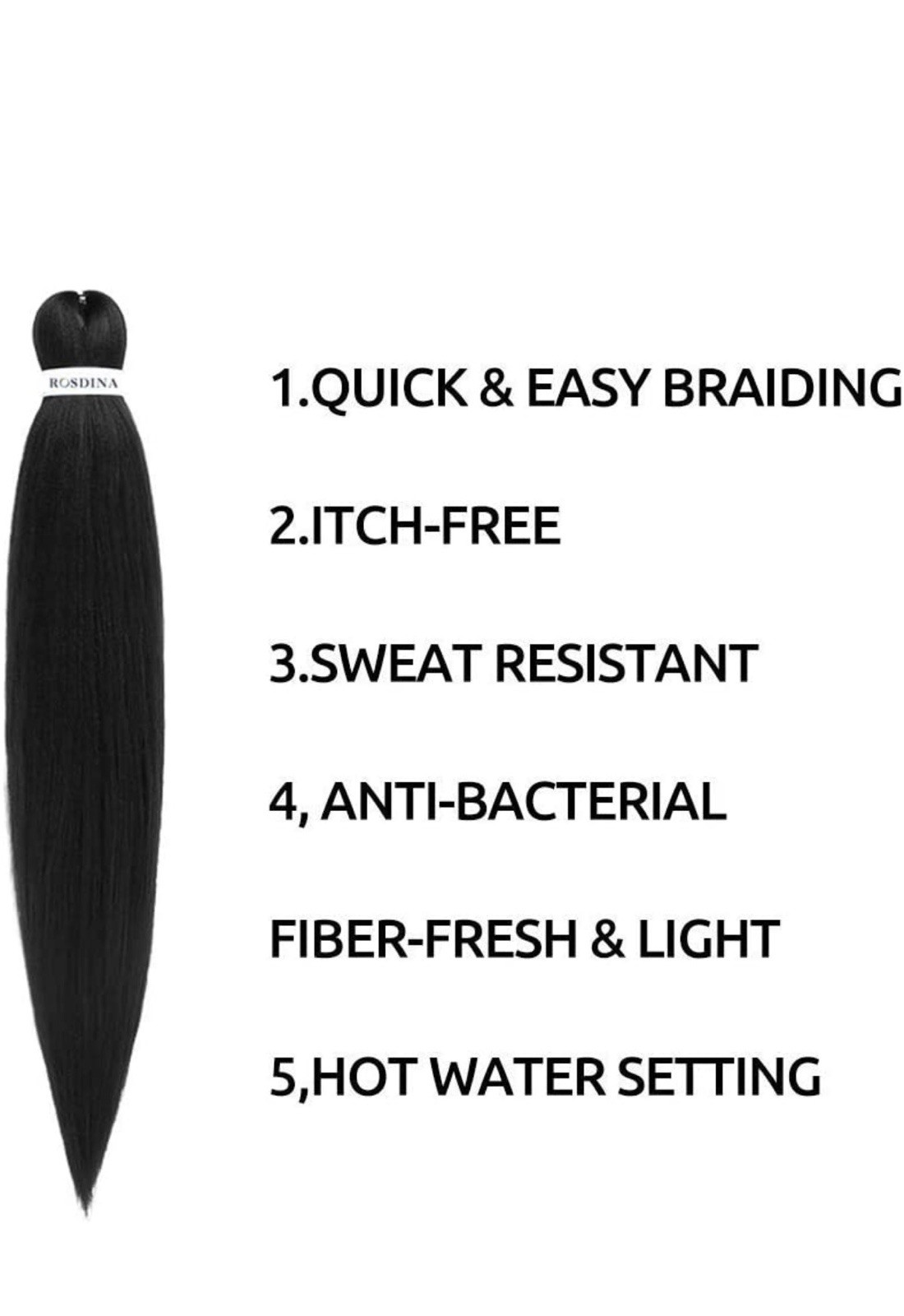 26 inch Pre-Stretched EZ Braid synthetic Hair Extensions Braiding Kanekalon
