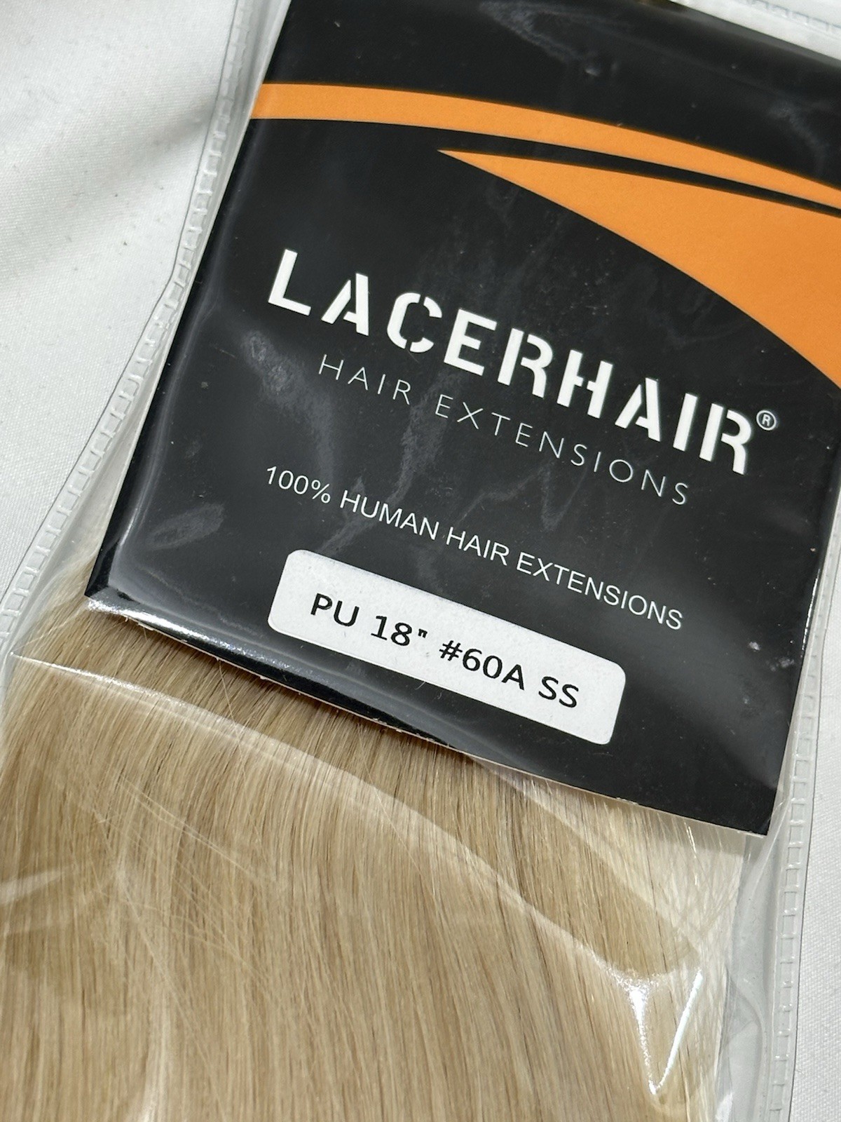 Lacerhair 18″ Clip in Dark Ash Blonde mixed with Platinum Blond P#18/60A SS