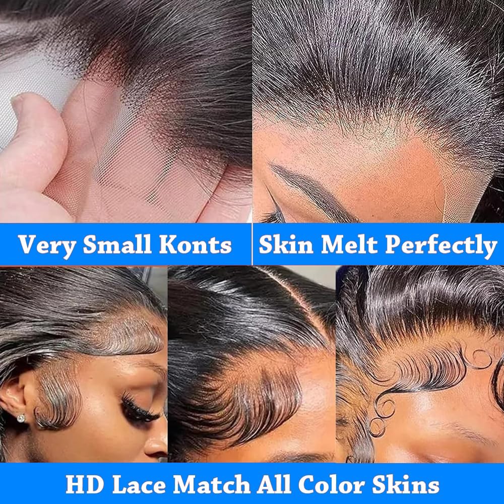 Xiayume Body Wave Lace Front Wigs Human Hair 200 Density 13X6 Hd Transparent