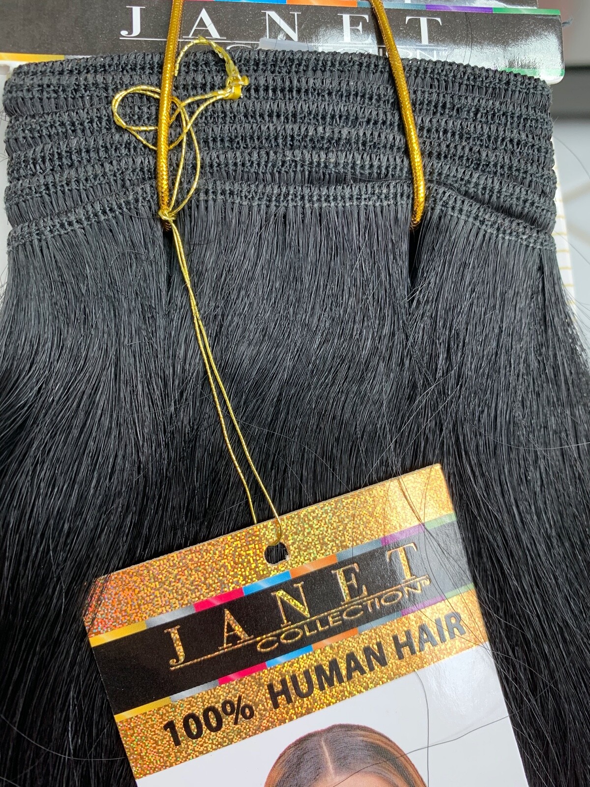 Janet Mink Yaky 100% Human Hair Weave. Color 1, 1B, 2, 4. Length 10″ , 12″