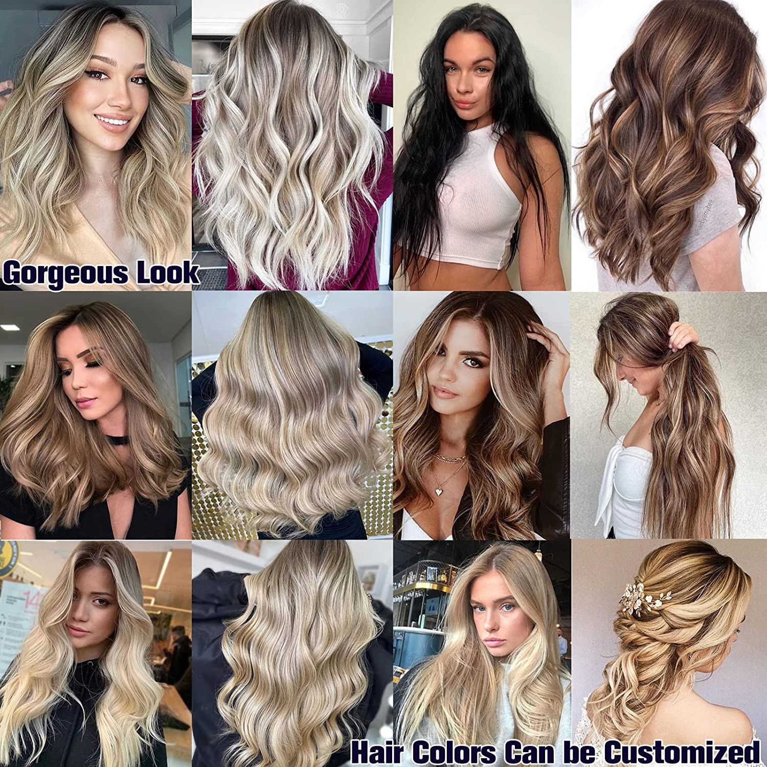 Micro Bead Hair Extensions Easy Loop Micro Links Human Hair Real Remy Straight