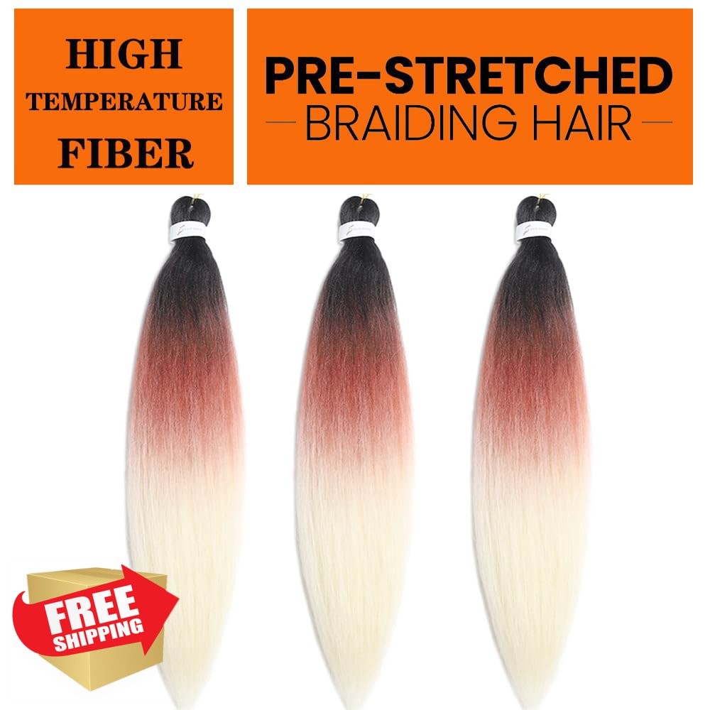 YUDAOHAIR 26″ Braiding Hair Black-Brown-Beige