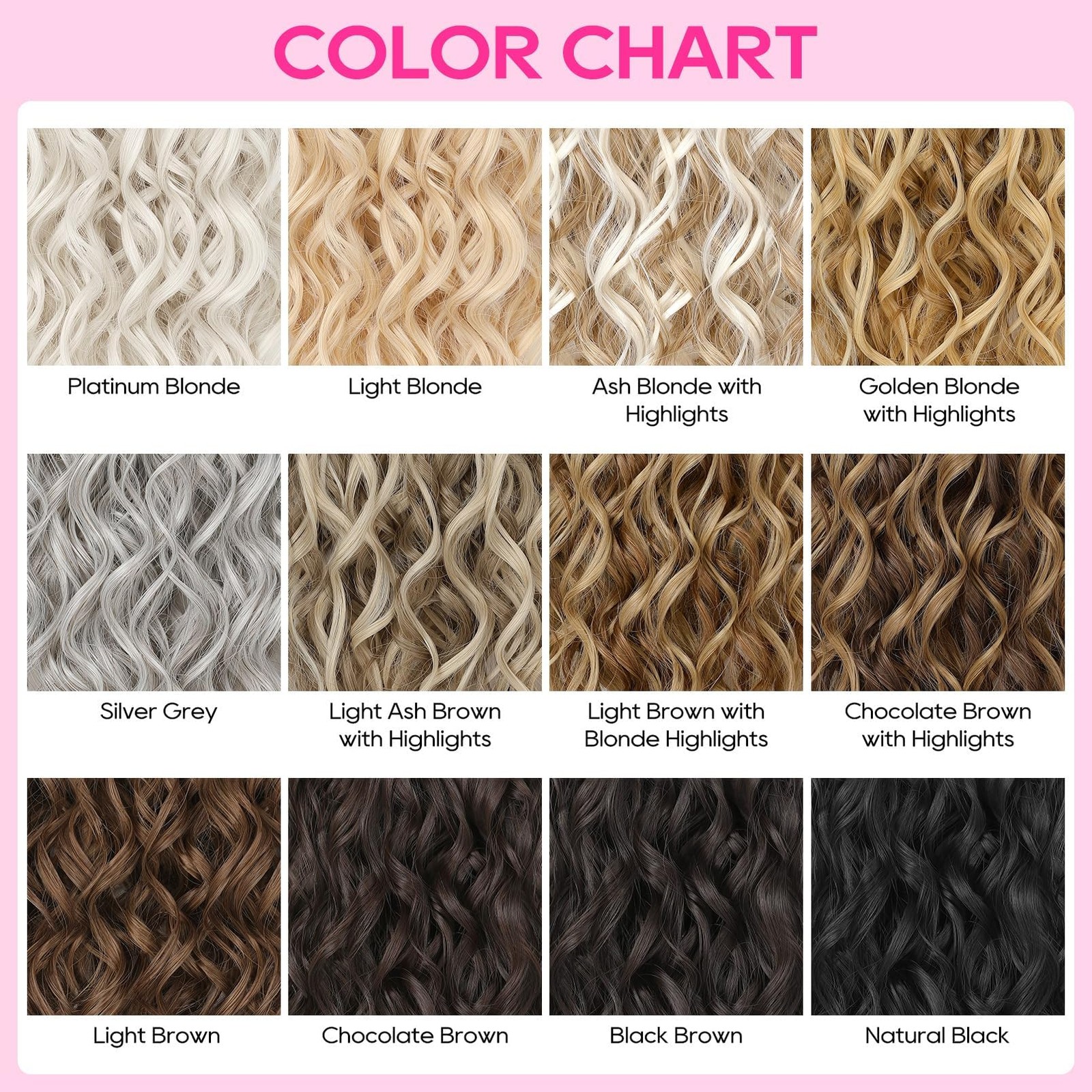 Curly Hair Extensions, 4PCS 24 inch Clip in Hair Extensions Lace Weft Short C…