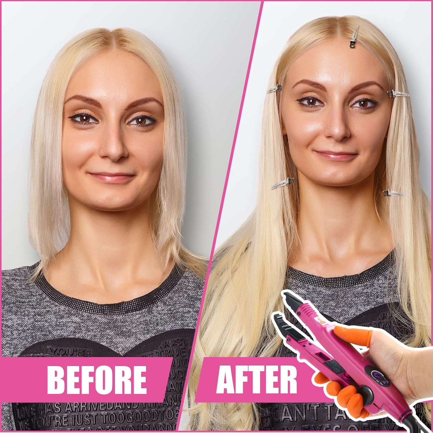 Hair Extensions Iron Fusion Keratin Hair Extensions Heat Tool Heat Connector Wan