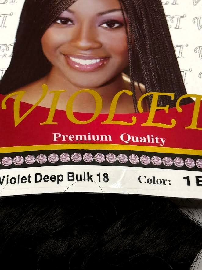 VIOLET DEEP BULK 18″ PREMIUM QUALITY TANGLE FREE HUMAN HAIR