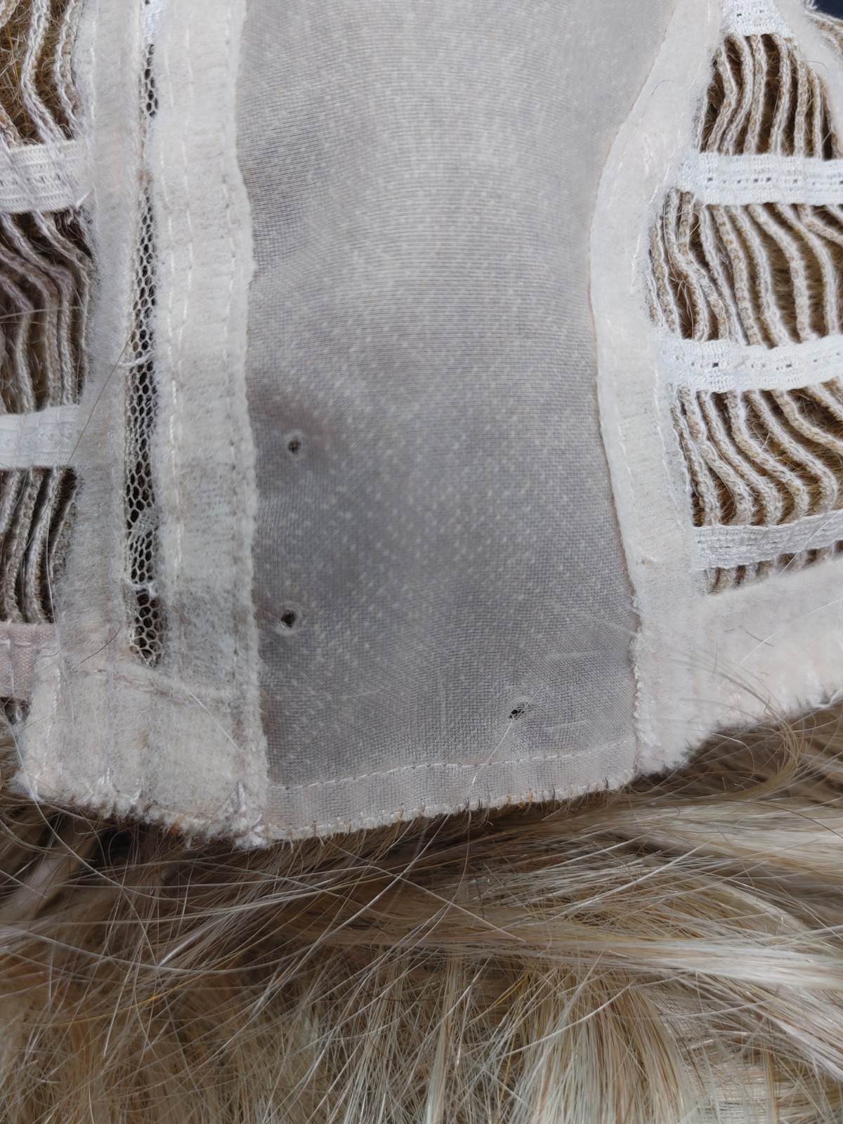 TLC Branded Wig Unworn Mono Part Light Blonde Layered Petite