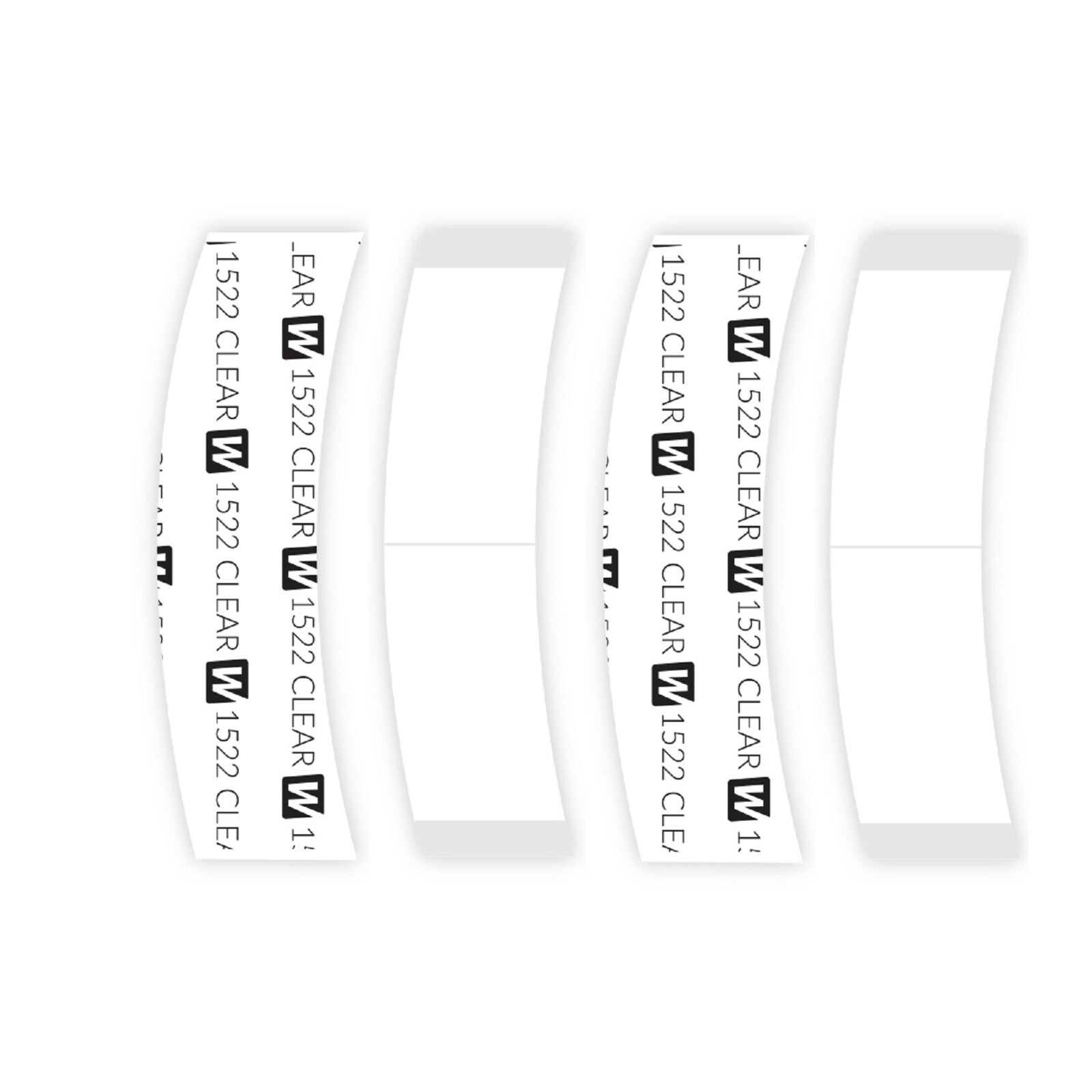 WALKER 3M 1522 ADHESIVE HAIRPIECE TAPE 108 PC C CONTOUR,TOUPEE, POLY WIG SYSTEM.
