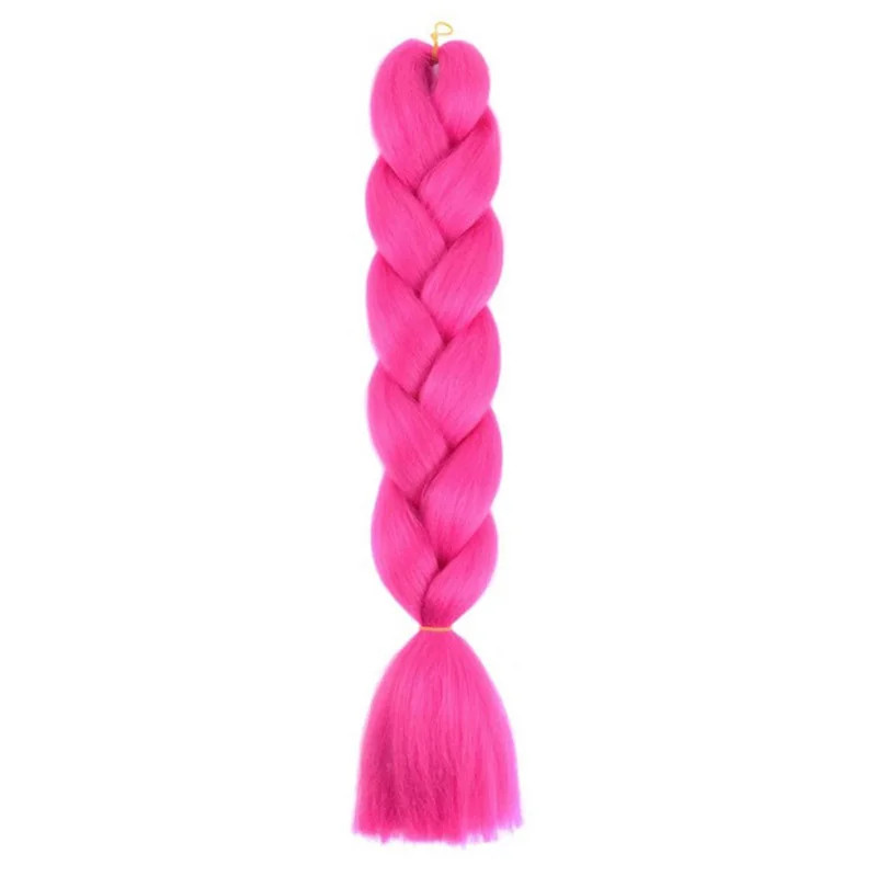 24Inch Synthetic Yaki Straight Braiding Hair Extensions for Women Dreadlocks