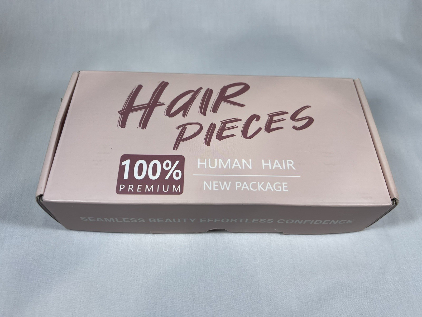 Golden Brown Bleach Blonde 100% Real Human with Bangs 6in Hair Toppers