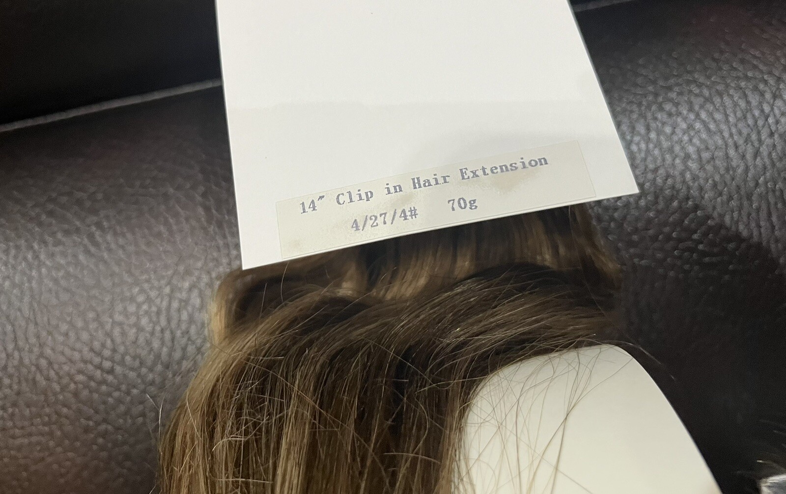 Laavoo 70g Clip In Human Hair Extensions 14” Highlighter Hair 4/27/4#