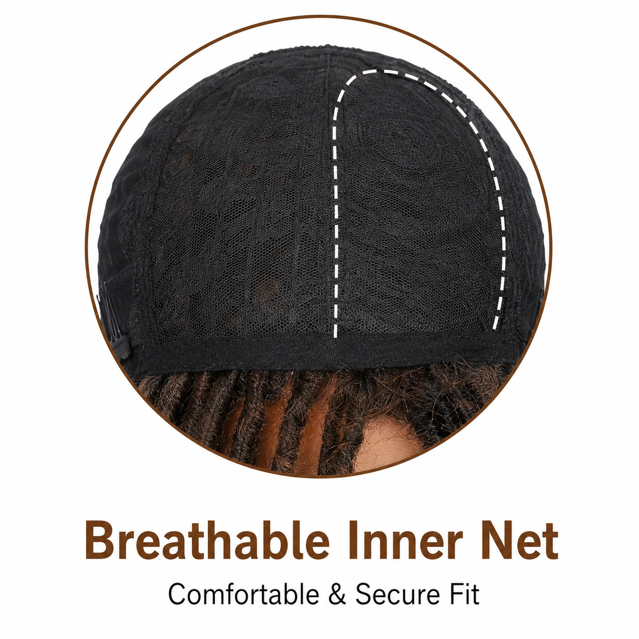 Short Braided Wigs Dreadlock Wig for Black Women Braid Crochet Twist Faux Hair