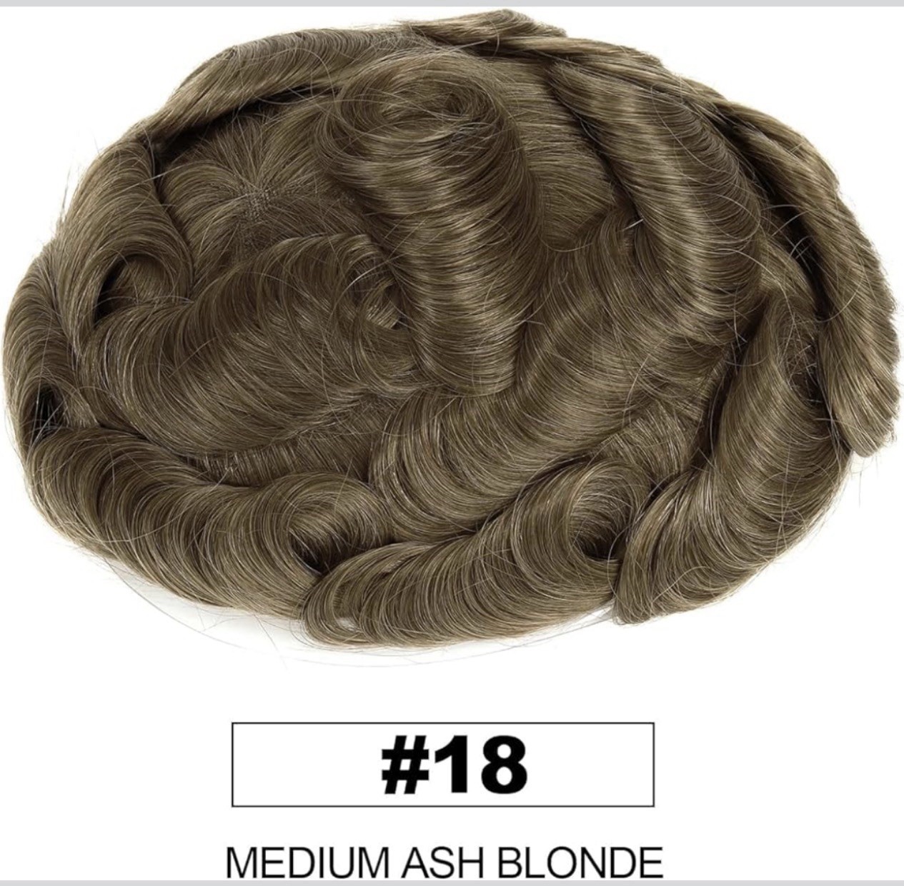 Swiss Lace Front with Thin Skin Back & Side Toupee Hair for Men