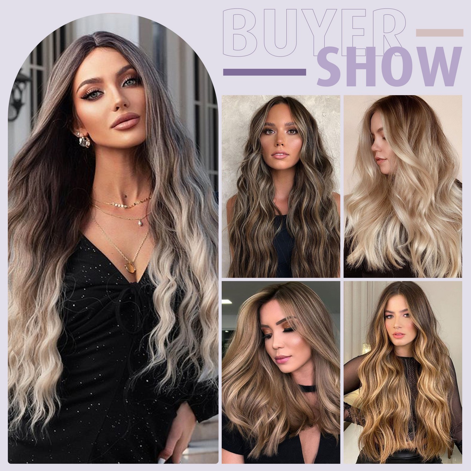 10-60PCS Tape In Real Remy Virgin Human Hair Extensions Thick Skin Weft Balayage