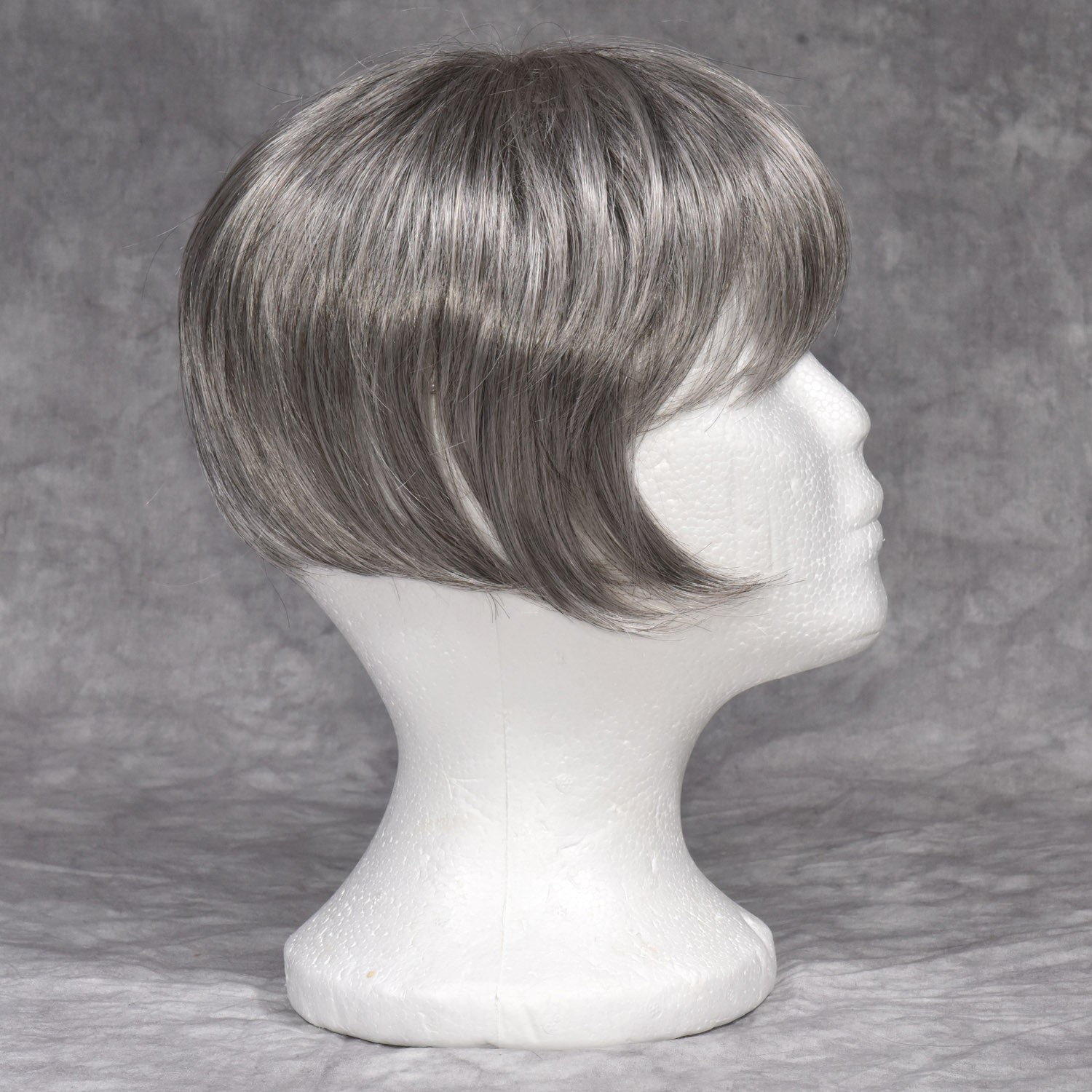 Short Length WhisperLite Paula Young Topper Hair Piece Color 51 Salt and Pepper