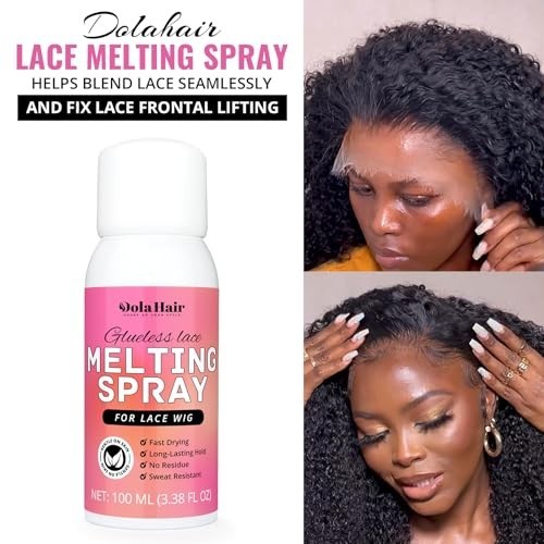Wig Glue Spray Lace Melting Spray Kit 100ml Front Lace Wig Install Kit Adhesive
