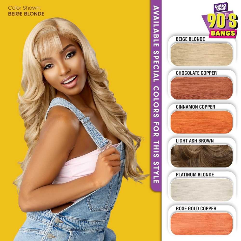 Sensationnel Butta HD Lace Front Wig – 90’s Bangs Unit 902