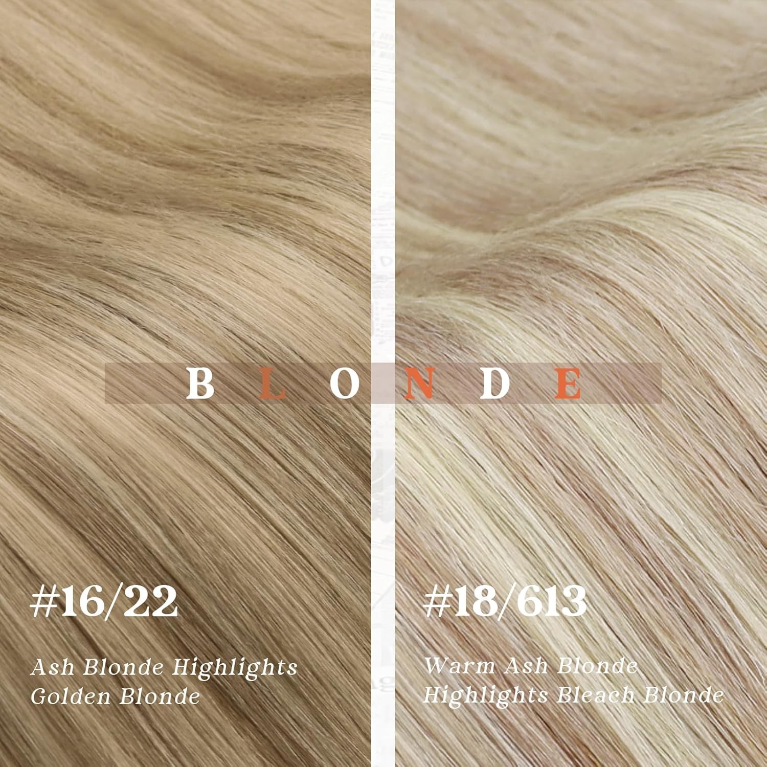Sunny Hair I-TIP 16in Ash /Bleach Blonde Hair Extensions – I-TIP_P18-613_16_50G3