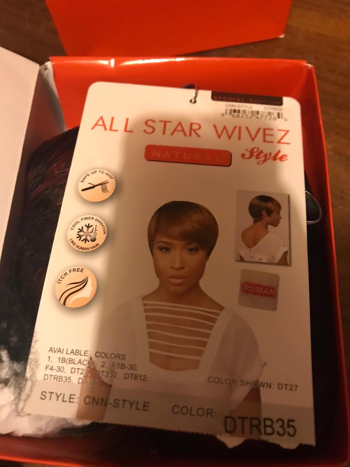 All Star Wivez Wig Red Black RNB Wig