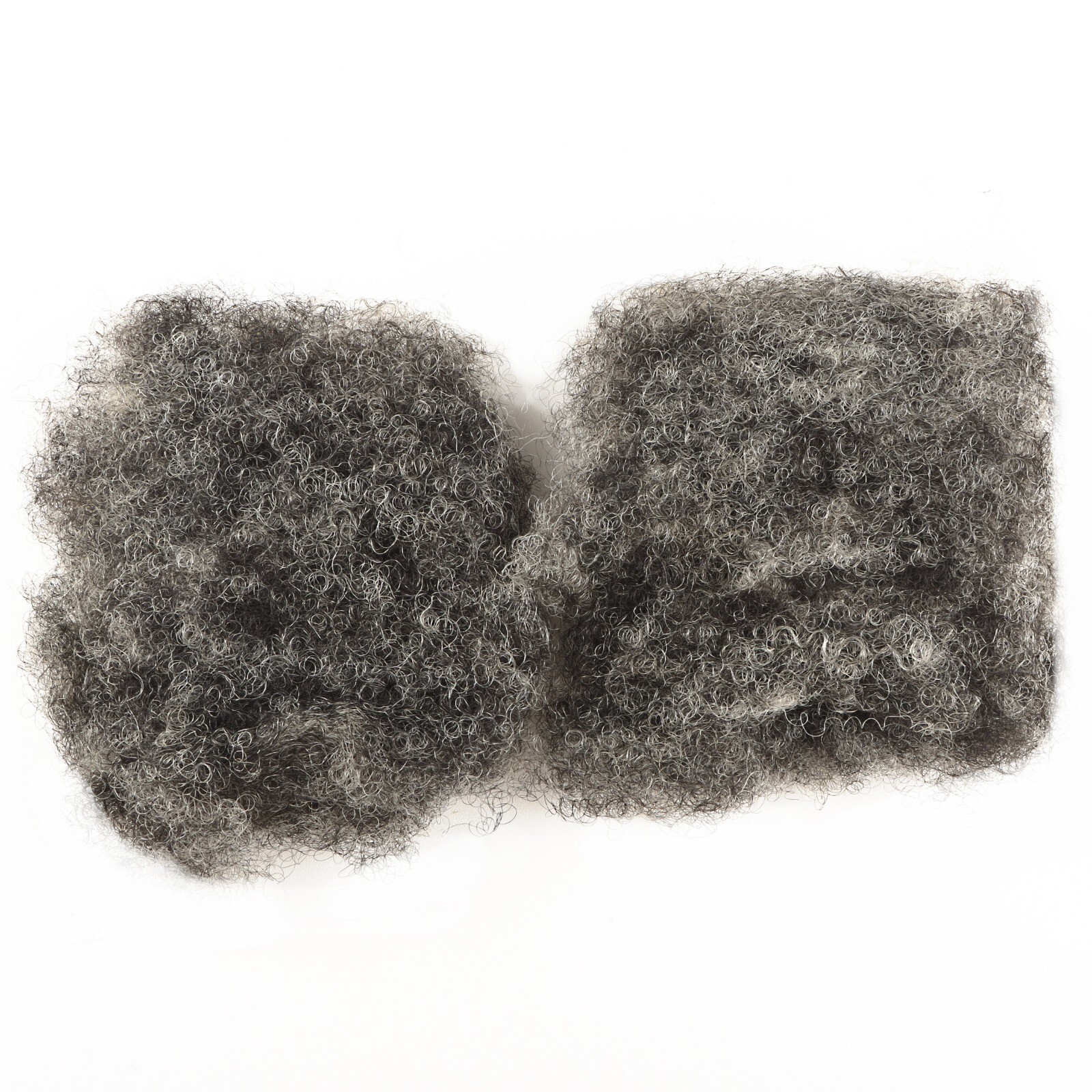 Human Hair Kinky Curly Afro Bulk For Dreadlock Extensions Salt And Pepper