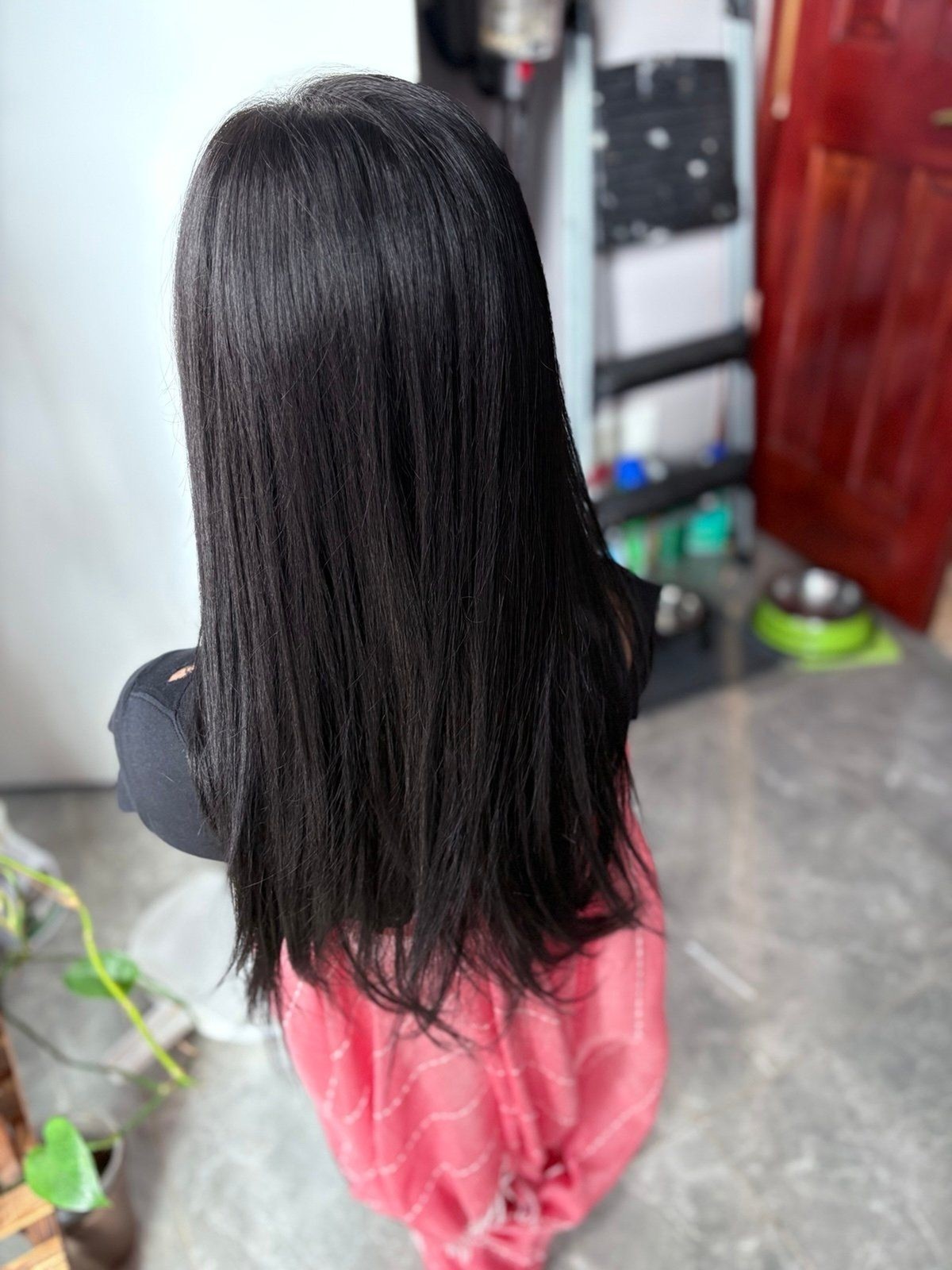 Premium Synthetic full lace wig Handtied cap with silicone grip New low density