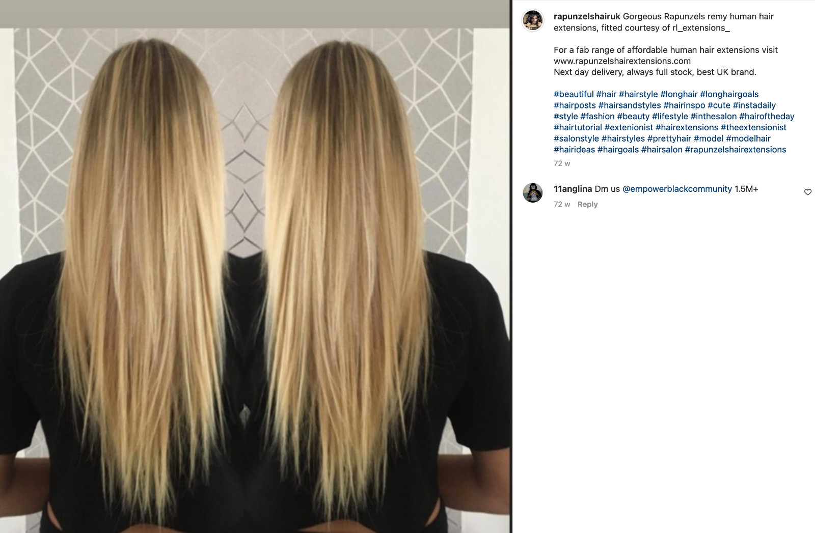 20″ U-TIP keratin remy human hair extensions for fusion heat wand application