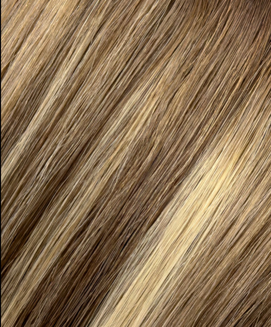 Babe 22″ Tape-In Straight Color Hair Extension – #8-8/12/600 Balayage CAITLIN