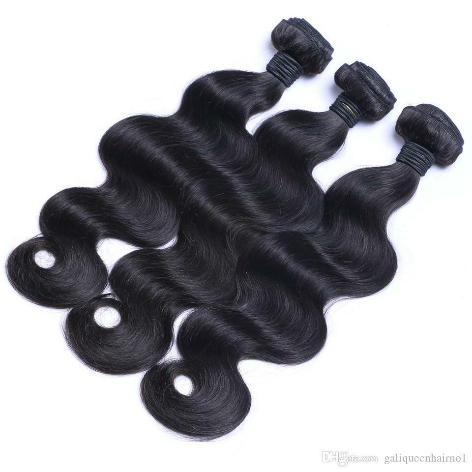 1/2/3/4/5BUNDLE PERUVIAN VIRGIN HUMAN HAIR NATURAL COLOUR BODY WAVE 12A FASTSHIP