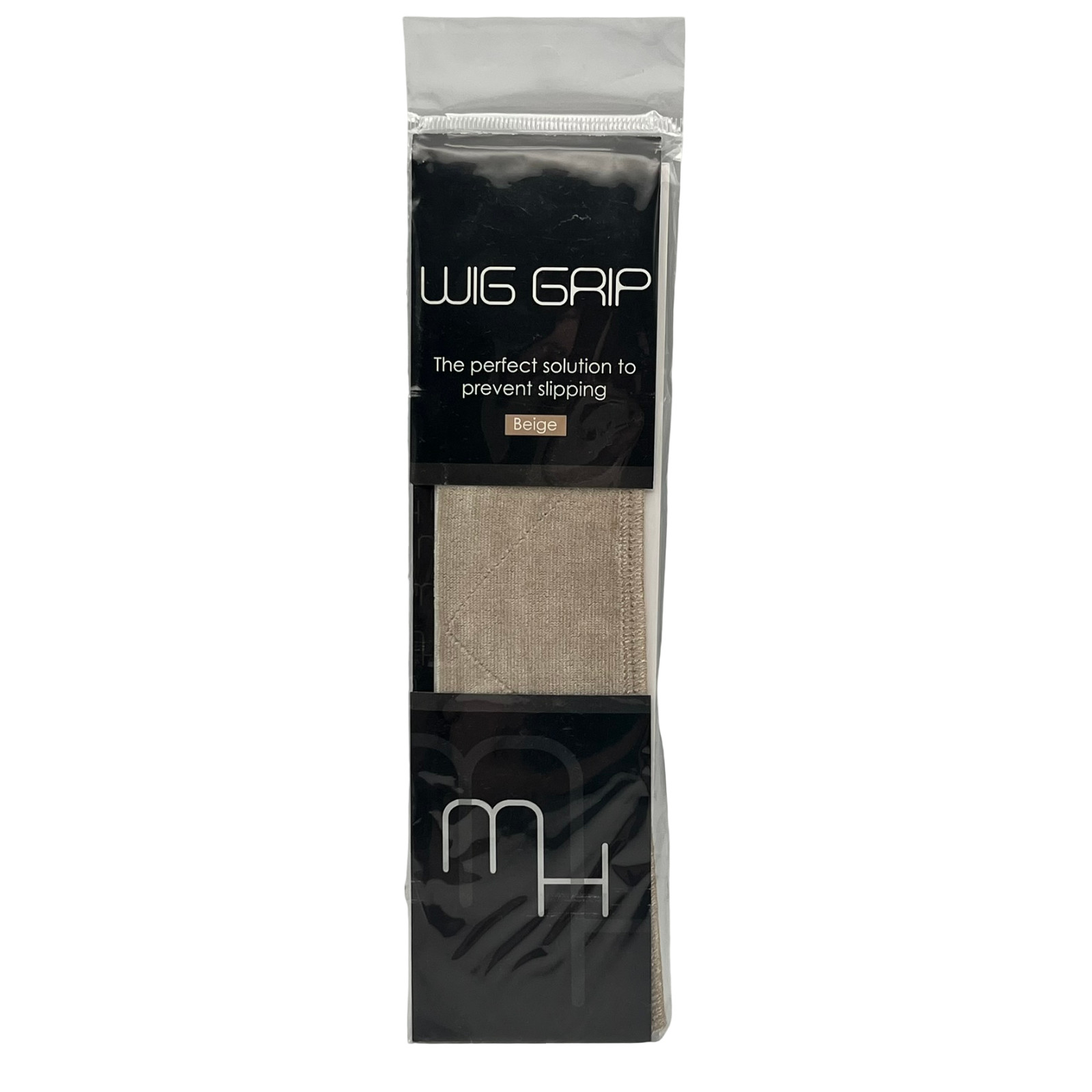 Madison Headwear Wig Grip Headband Adjustable No-Slip Lightweight Velvet Beige
