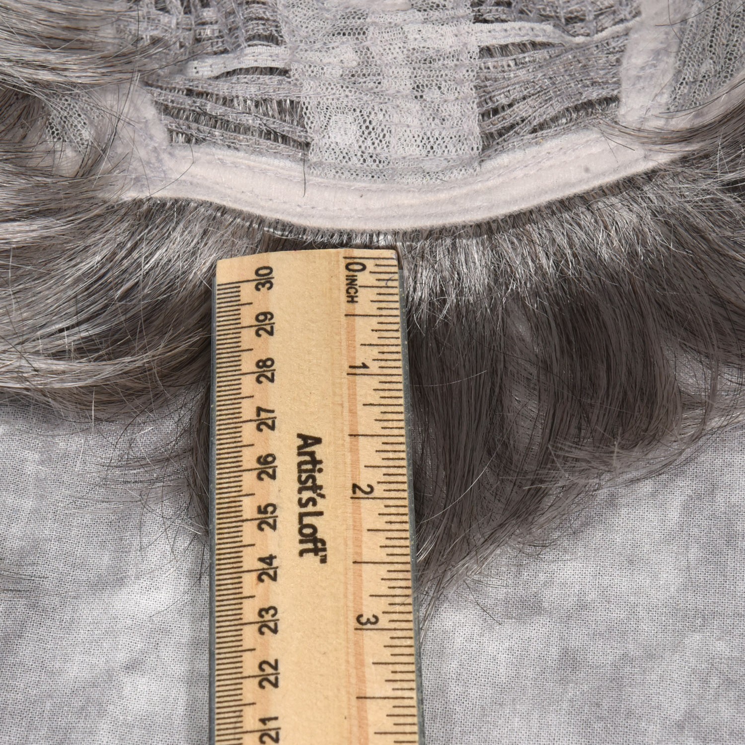 Short Length WhisperLite Paula Young Topper Hair Piece Color 51 Salt and Pepper
