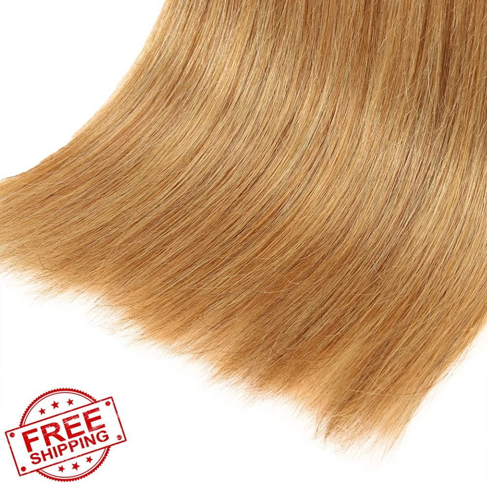 FuivJuix 18 20 22 Inch Straight Hair #27-Blonde ST