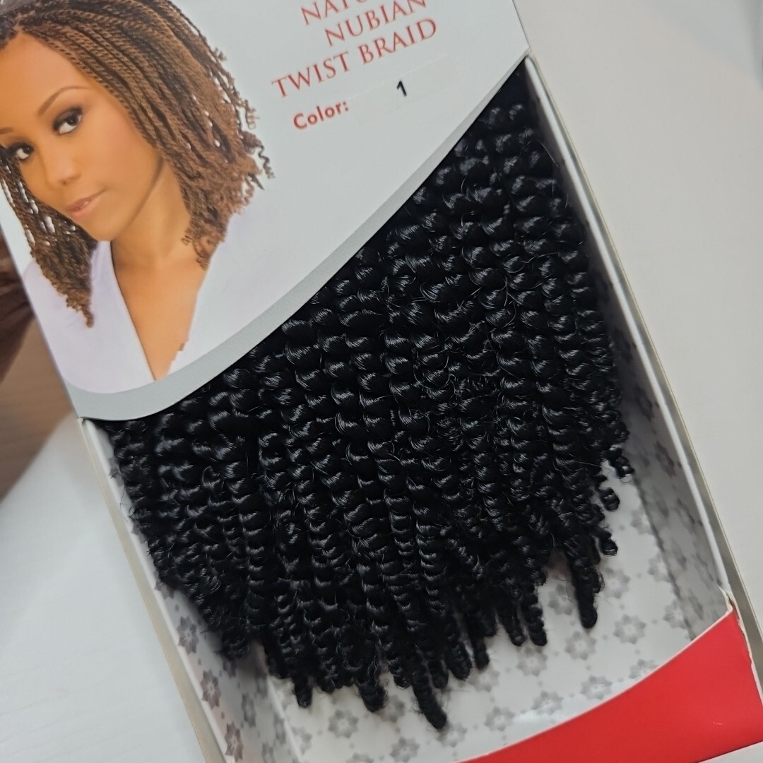 Original Natural Nubian Twist Braid 100% Kanekalon 2X BraidingHair Elastic Twist