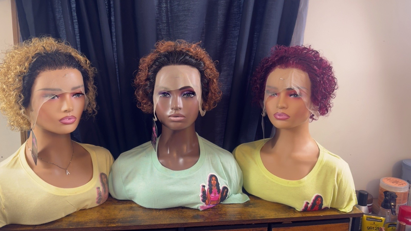 Madeline Unit_Pixie Cut Custom Color 13X1 HD Lace Frontal Human Hair Wig