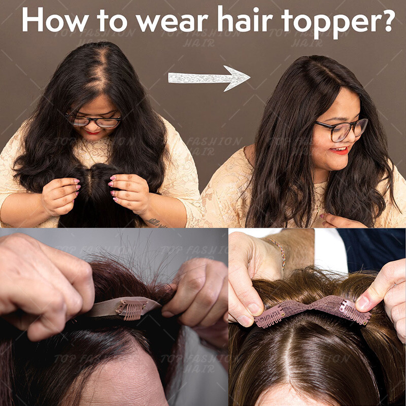 THICK Hair Toppers MONO Top Pieces Toupee LACE 100% Remy Human Hair Blonde Bangs
