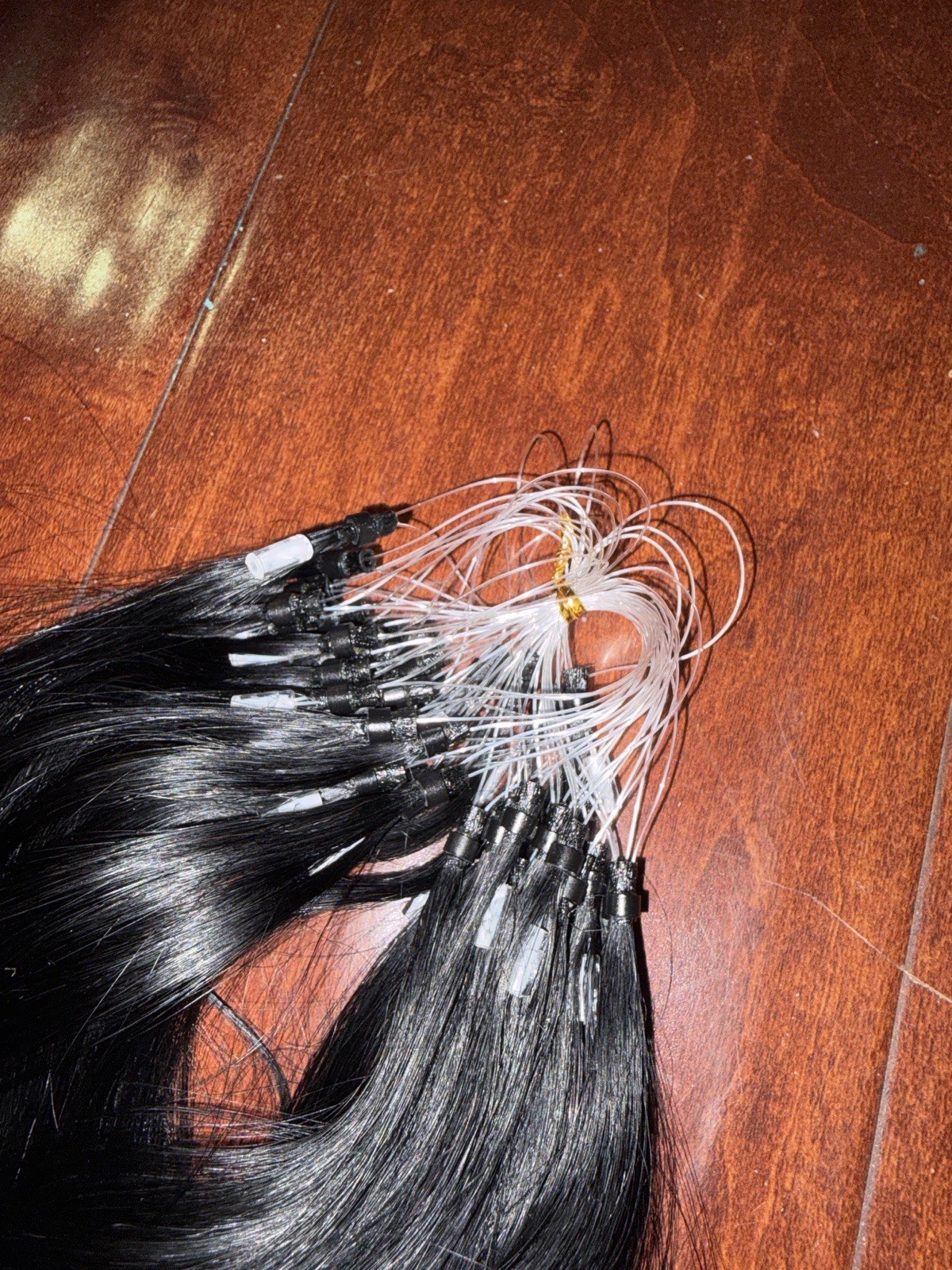 YouGee I Tip Hair Extensions 24in 50g Human Hair Black 51 Strands New