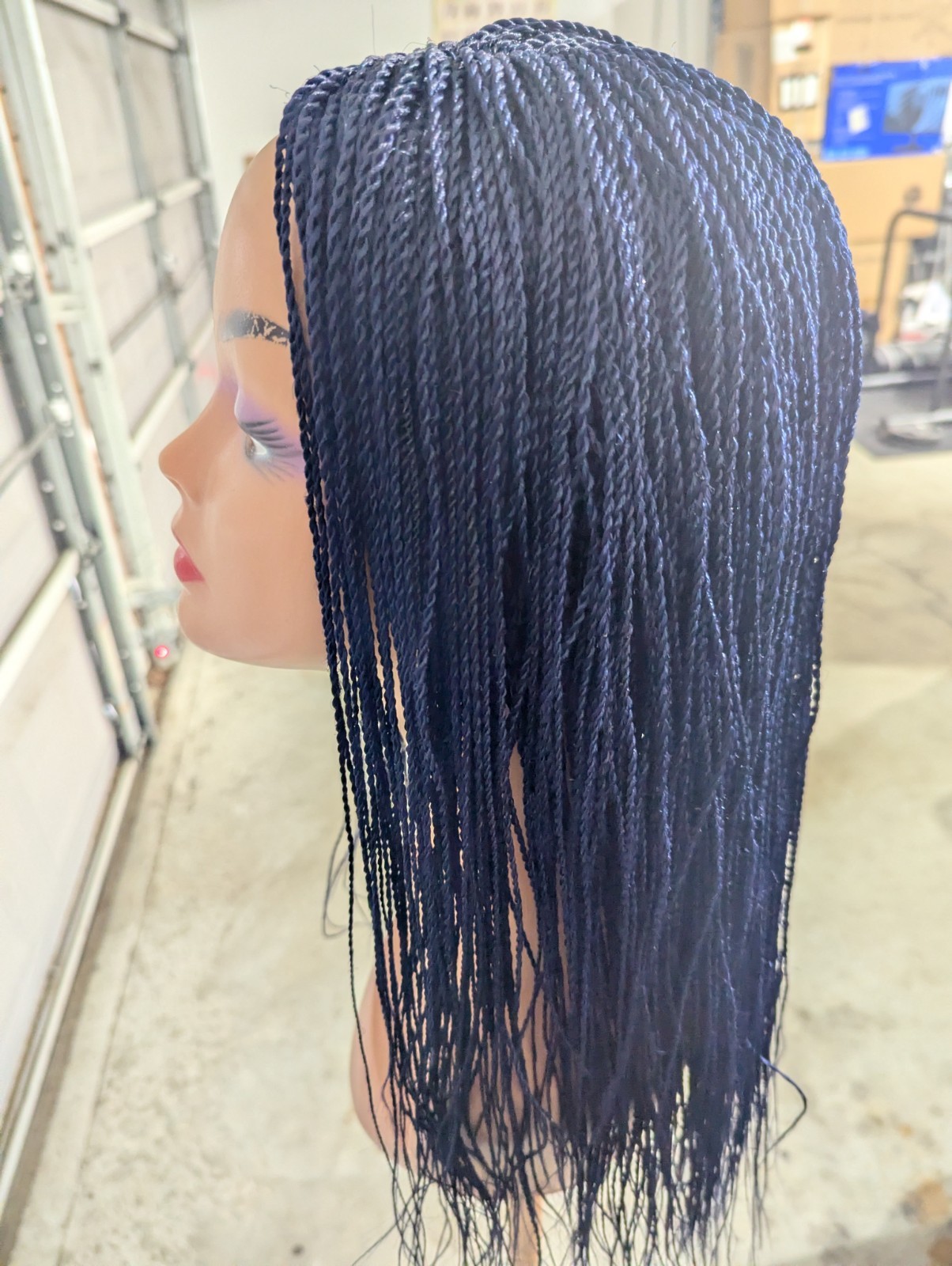 14″ Handmade Twisted Braid Color: (Blue)