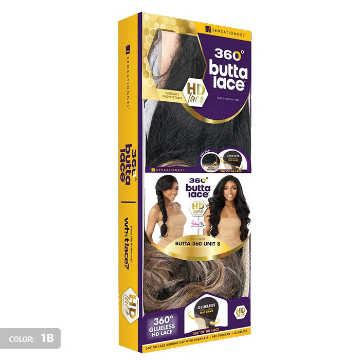 Sensationnel 360 Butta Lace Glueless HD Lace Wig – BUTTA 360 UNIT 8