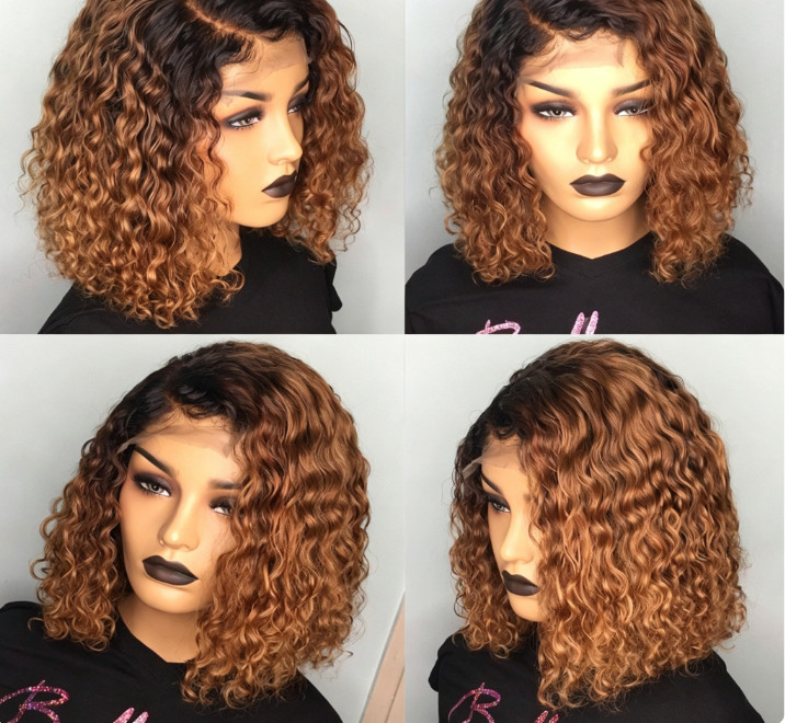 Bob Wigs Human Hair Front Lace Wig Headband Bob Hairstyle Frontal Closure Wig