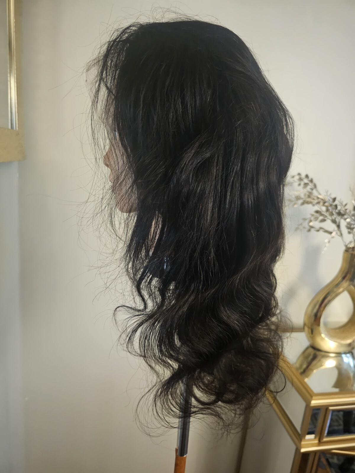 High Quality regular Top 20 to 22″ straight 100% Virgin Human Hair Lace Wig