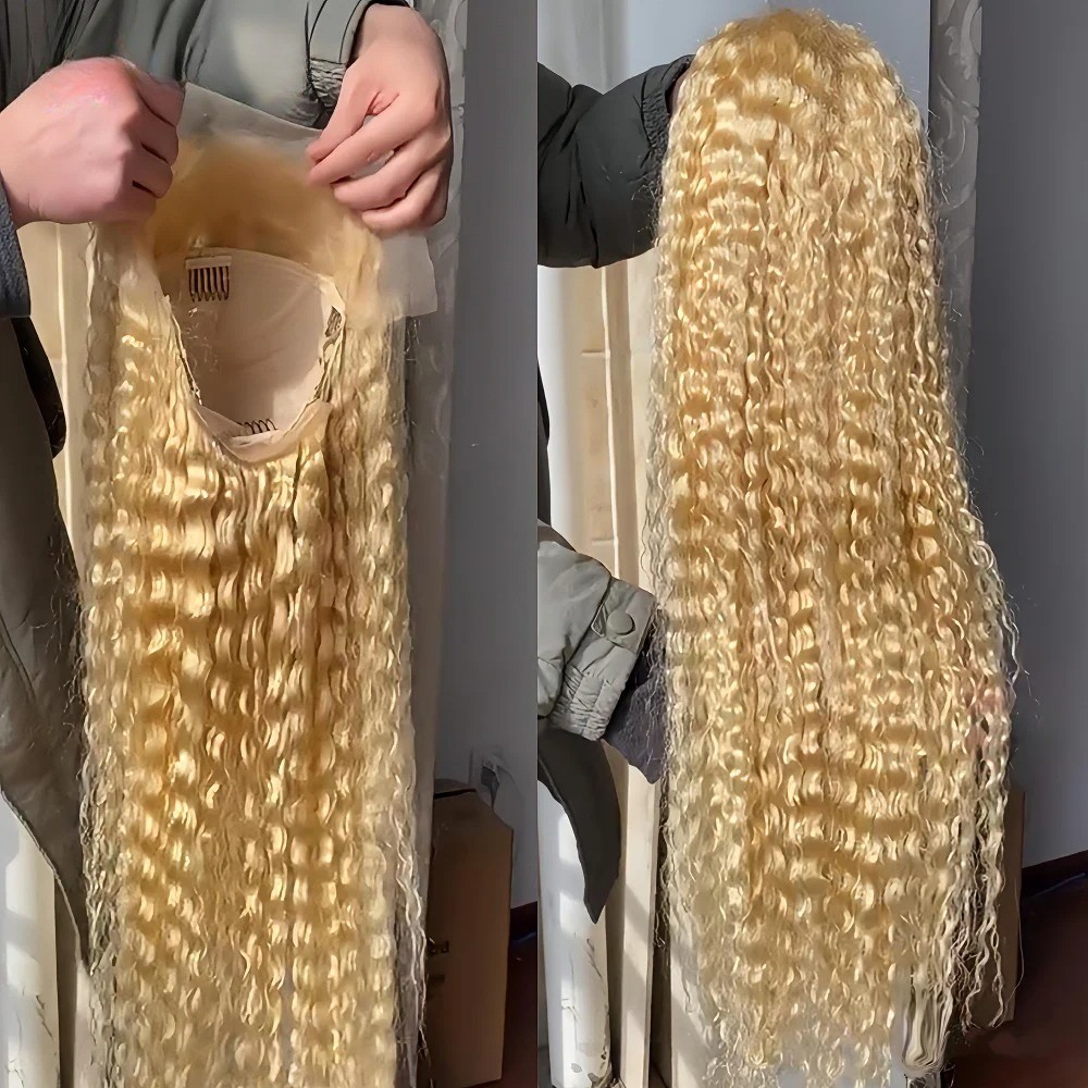 Honey Blonde Human Hair Wigs 13×6 Hd Lace Frontal Wigs Women 200%/240% Density